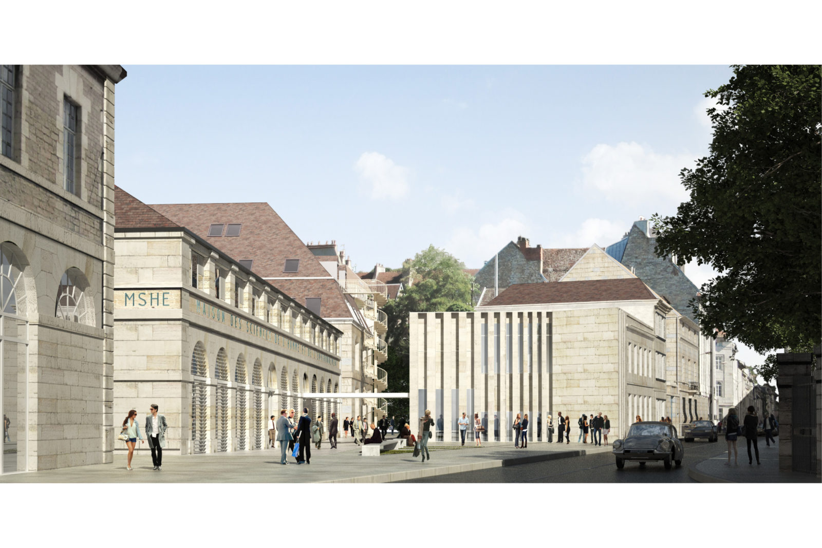 Maison des Sciences de l'Homme et de l'Environnement Frenak + Jullien Architectes Maison des Sciences de l'Homme et de l'Environnement Frenak + Jullien Architectes